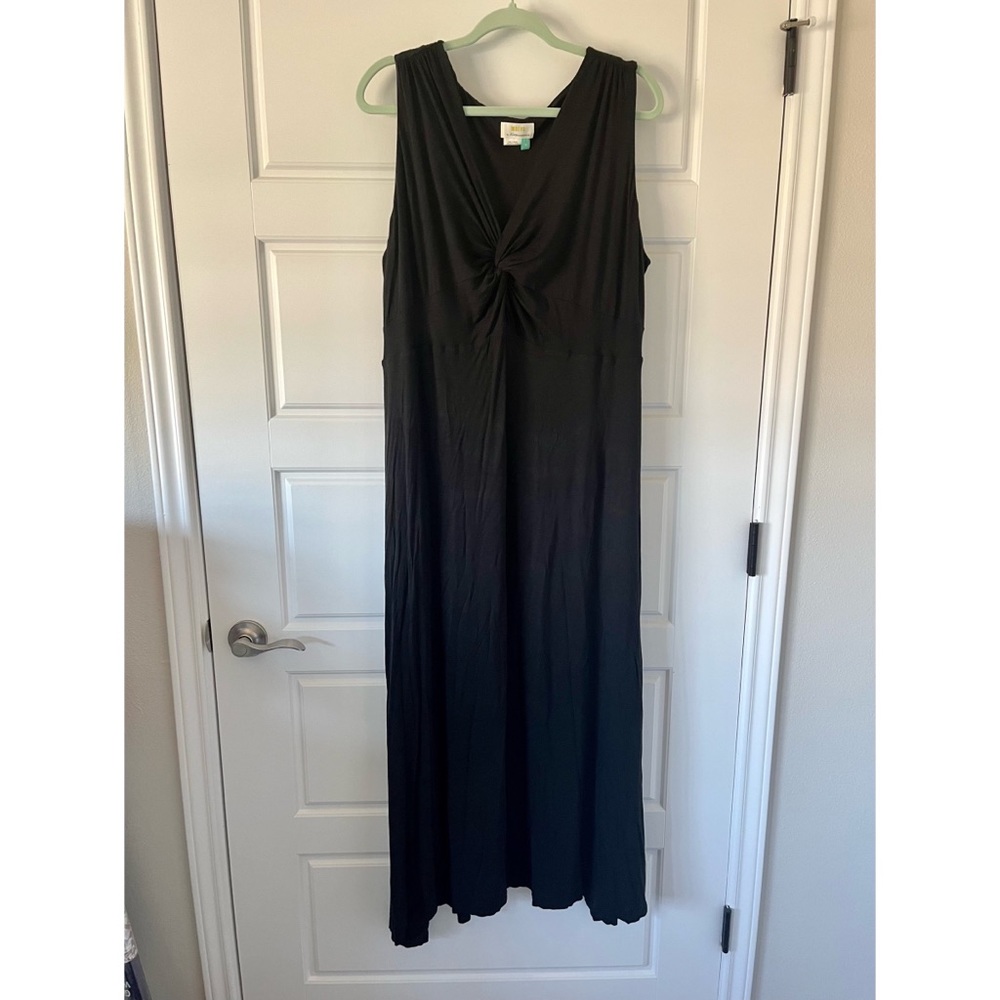 Anthropologie Camilla Maxi Dress Black 2X